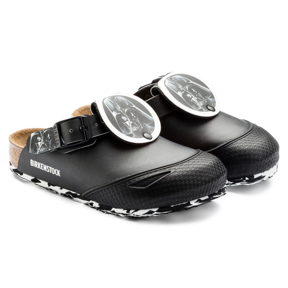 Birkenstock Kid's Birko-Flor Kay Hulk Star Wars Darth Shoes Black … - Picture 6 of 8